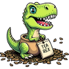 Tea Rex Dinosaurier Tee