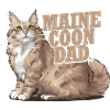 Maine Coon Dad Cat Kitten Father