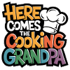 Voici le grand-père cuisinier