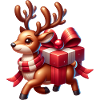 Gift Reindeer Christmas