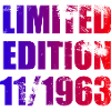 61st Birthday Limited Edition 11/1963