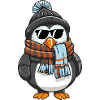 Penguin Comic Winter