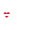 Österreich Herz Attersee weiß