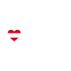 Österreich Herz Innviertel weiß