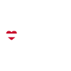 Österreich Herz Großglockner weiß