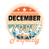 Né Décembre 1989 Millésime