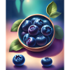 Yummy blueberries