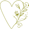 Herz mit Blumenranke