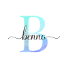 B| Monogramme | Nom | Benno | Aquarelle