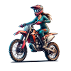 Motocross Women Girls Girl
