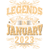 January 2023 Birthday Legend