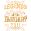 January 2011 Birthday Legend