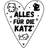 Funny Cat Saying Cat Heart