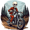 Squelette Moto / Moto Squelettes