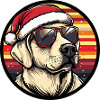 Labrador Hund Weihnachten Cool