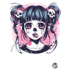 Funny Goth Girl