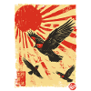 Propaganda birds in the sky