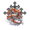 mystical dragon dragon cross
