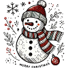 Sketchy Snowman