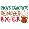 Renne préféré de Noël PKA