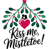Festive Holly Heart Design