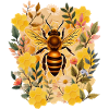 Biavler, biavler, bier, blomster og voks
