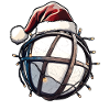 Horseball Santa Hat Xmas
