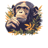Chimpanzee Schimpansen Schimpanse