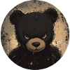 Fearless Teddy: Dark Elegance