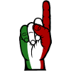 Drapeau italien numéro 1