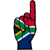 South Africa flag number 1