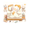 Namaste im Bett