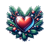 Weihnachts Herz Weihnachtskranz Advent