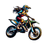 Motocross Women Girls Girl