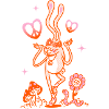 Zen Groovy Bunny