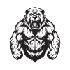 Bear Grizzly Muscles Bodybuilding