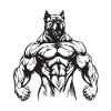 Dog Muscles Workout Gym