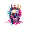 King Skull Crown Royal