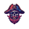 Pirate Skull Captain