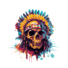 Indian Chief Skull