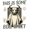 Funny Cow Ghost Costume Halloween