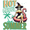 Hot Ghoul Summer Witch Flair