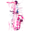 Graphisme pour saxophone