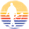 Hunter Retro Sunset Hunting