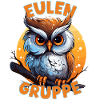 Comic Eulengruppe Kindergarten Gruppentier Eule