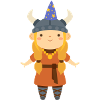Birthday Viking Girl