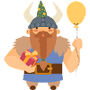 Birthday Viking Dad