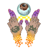 hands eye print