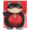 Maneki Modern Lucky Cat