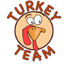 Turkey Team Thanksgiving Family Outfit